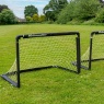 MV Sports Kickmaster One On One Folding Goal Set
