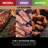 Ninja Ninja OG703UK Outdoor Woodfire Electric BBQ Grill & Smoker with Cover - Black
