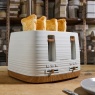 Morphy Richards Morphy Richards 243102 4 Slice Toaster - China Clay (White)