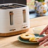 Morphy Richards Morphy Richards 243102 4 Slice Toaster - China Clay (White)
