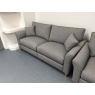 Parker Knoll Parker Knoll Hazel Grand Sofa in Zahara Pewter Fabric With Vintage Oak Leg