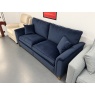 Parker Knoll Parker Knoll Rowan Grand Sofa in Combarro Midnight Fabric With Vintage Oak Leg