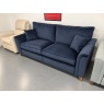 Parker Knoll Parker Knoll Rowan Grand Sofa in Combarro Midnight Fabric With Vintage Oak Leg