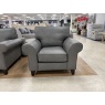 The Lounge Co The Lounge Co Penelope Chair in Dallas Charcoal Leather