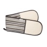 Captivate Luxe Double Oven Glove - Grey Stripe