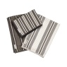 Captivate Luxe Tea Towels Set of 3 - Grey Stripe