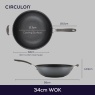 Circulon Circulon A1 ScratchDefense Stir Fry Pan 34cm