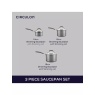 Circulon Circulon A1 ScratchDefense 3 Piece Saucepan Set