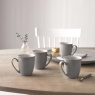 Denby Elements Set of 4 Mugs - Light Grey