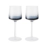 Denby Fluted Wine Glass Set of 2 - Blue