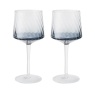 Denby Fluted Gin Glass Set of 2 - Blue