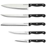 KitchenCraft Kitchencraft Knife Block 5 Piece Set Black