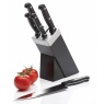 KitchenCraft Kitchencraft Knife Block 5 Piece Set Black