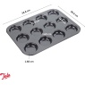 Tala Performance 12 Cup Shallow Bun Tin