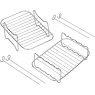 Tala 2 Tier Stainless Steel Air Fryer Racks