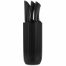 Viners Viners 5 Piece Ripple Knife Block - Black