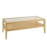 Illinois Coffee Table With Glazed Top - Oak