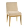 Illinois Low Back Upholstered Dining Chair - Oak