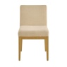 Illinois Low Back Upholstered Dining Chair - Oak