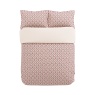 V&A Ribbon Lattice Duvet Set - Mulberry