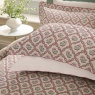 V&A Ribbon Lattice Duvet Set - Mulberry