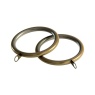 Speedy Standard Lined Curtain Rings For 28mm Curtain Poles (8 Per Pack)