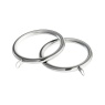 Speedy Standard Lined Curtain Rings For 28mm Curtain Poles (8 Per Pack)