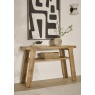 Fortune Woods Quake Console Table - Oak