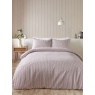 Catherine Lansfield Catherine Lansfield Blush Stripe Brushed Duvet Set - Pink