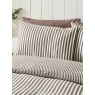 Catherine Lansfield Catherine Lansfield Chocolate Stripe Brushed Duvet Set - Brown