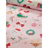 Catherine Lansfield Catherine Lansfield Christmas Happy Holidays Duvet Set - Pink