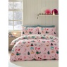 Catherine Lansfield Catherine Lansfield Christmas Happy Holidays Duvet Set - Pink