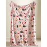Catherine Lansfield Catherine Lansfield Christmas Happy Holidays Throw 130x170cm - Pink