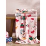 Catherine Lansfield Catherine Lansfield Christmas Happy Holidays Throw 130x170cm - Pink