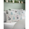 Catherine Lansfield Catherine Lansfield Christmas Penguins Brushed Duvet Set - Green