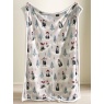 Catherine Lansfield Catherine Lansfield Christmas Sherpa Penguins Throw 130x170cm - Natural