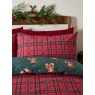 Catherine Lansfield Catherine Lansfield Christmas Tartan Teddy Bear Duvet Set - Green