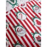 Catherine Lansfield Catherine Lansfield Christmas Vintage Stripe Duvet Set - Red