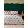 Catherine Lansfield Catherine Lansfield Christmas Vintage Stripe Duvet Set - Red