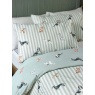 Catherine Lansfield Catherine Lansfield Dog Stripe Duvet Set - Green