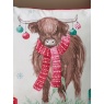 Catherine Lansfield Catherine Lansfield Merry Christmoo Filled Cushion 45cm - Natural