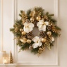 Smart Garden Three Kings Champagne Magnolia Wreath 60cm