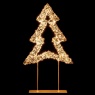 Premier Premier Twinkling Lit Table Top Tree 45cm - Rose Gold