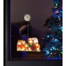 Smart Garden Three Kings LED Vintage Window Sticker Train