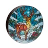 Smart Garden Three Kings InLit Panel Art Stained Glass Effect Winter Stag
