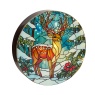 Smart Garden Three Kings InLit Panel Art Stained Glass Effect Winter Stag