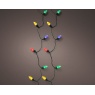 Lumineo Lumineo 19.8m Vintage XL LED String Lights 100L - Green/Multi