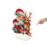 Lumineo Lumineo Santa & Reindeer Infinity Light 22cm