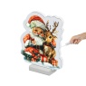 Lumineo Lumineo Santa & Reindeer Infinity Light 22cm