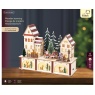 Lumineo Lumineo Lit Wooden Santa Village Scene